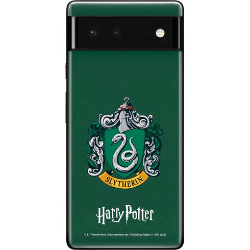 Wizarding World Harry Potter Slytherin House Crest Google Pixel 6 Skin